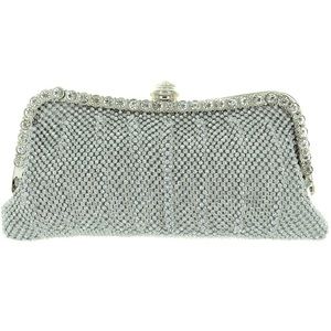 Dazzling Rhinestone Crystal Frame Clutch NEW!!!